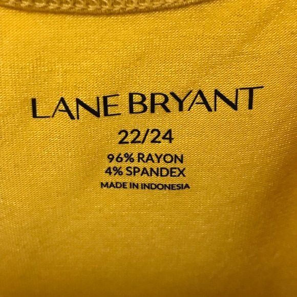 Lane Bryant Gold Ballet Back Tank 22/24 - Picture 2 of 3